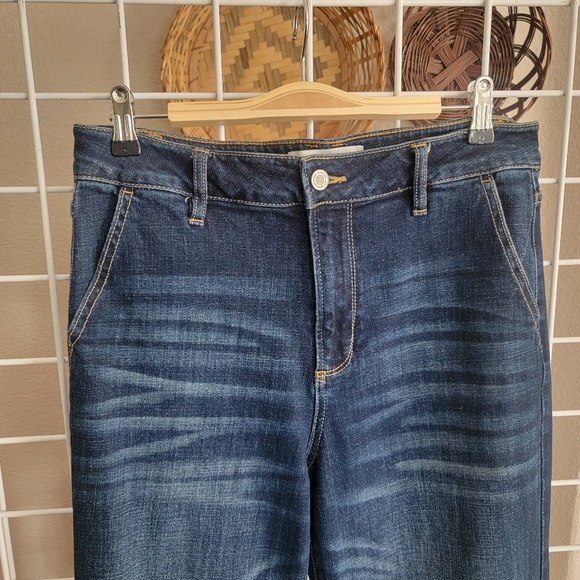 Kancan Wide Leg Trouser Dark Wash - Picture 8 of 8